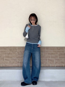 「Dior（ディオール）のアイテム（ファンデーション）」を使った、SIZUさん（レディース・156cm）の春コーディネート