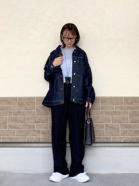 「BONLECILL（ボンルシール）のアイテム」を使った、SIZUさん（レディース・156cm）の春コーディネート