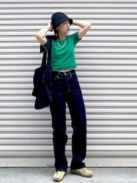 「apres jour（アプレジュール）のアイテム」を使った、SIZUさん（レディース・156cm）の夏コーディネート