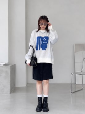 「サイドゴアブーツ」｜SIZUさん（レディース・156cm）の秋コーディネート