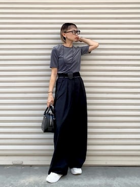 「Ungrid（アングリッド）のアイテム」を使った、SIZUさん（レディース・156cm）の秋コーディネート