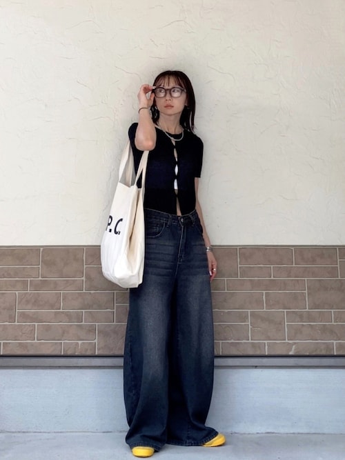 A.P.C.（アーペーセー） トートバッグ TOTE LAURE BLACK LOGO メンズ