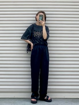 「Confirm（コンファーム）のアイテム」を使った、SIZUさん（レディース・156cm）の夏コーディネート