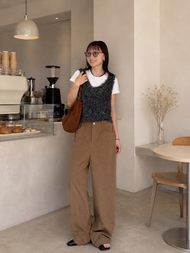 「feepur（フェピュール）のアイテム」を使った、SIZUさん（レディース・156cm）の夏コーディネート