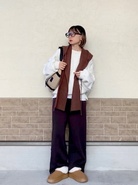 SIZUさん（レディース・156cm）の冬コーディネート