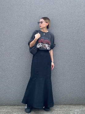 「TIDEWAY（タイドウェイ）のアイテム」を使った、SIZUさん（レディース・156cm）の夏コーディネート