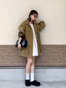 「アイテム（メイクアップ）」を使った、SIZUさん（レディース・156cm）の春コーディネート