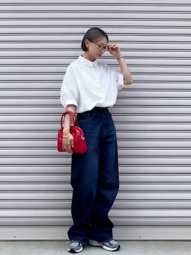 「FREAK'S STORE（フリークスストア）のアイテム（シューズ）」を使った、SIZUさん（レディース・156cm）の夏コーディネート