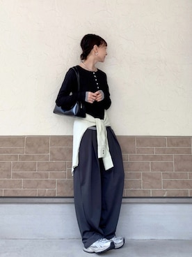 「BONLECILL（ボンルシール）のアイテム」を使った、SIZUさん（レディース・156cm）の春コーディネート