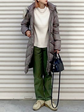 「Calvin Klein（カルバン・クライン）のアイテム（ジャケット/アウター）」を使った、SIZUさん（レディース・156cm）の秋コーディネート