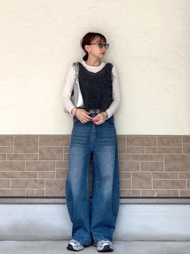 「feepur（フェピュール）のアイテム」を使った、SIZUさん（レディース・156cm）の春コーディネート