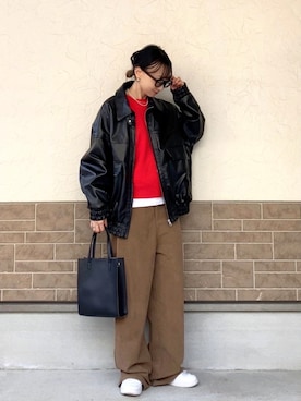 SIZUさん（レディース・156cm）の冬コーディネート