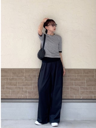 「NIKE（ナイキ）の【NIKE】WMNS AIR FORCE 1 '07 エアフォースワン（スニーカー）」を使った、SIZUさん（レディース・156cm）の春コーディネート