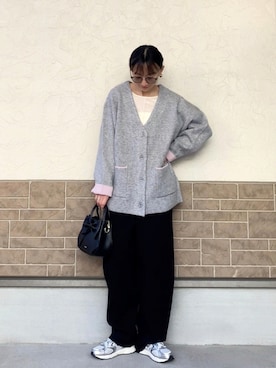 「Re:EDIT（リエディ）のアイテム」を使った、SIZUさん（レディース・156cm）の冬コーディネート