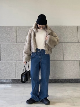 SIZUさん(レディース・156cm)の冬コーディネート