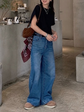 「Emma Taylor（エマテイラー）のアイテム」を使った、SIZUさん（レディース・156cm）の夏コーディネート