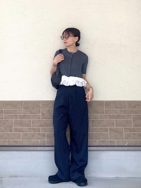 「アイテム（アイブロウ）」を使った、SIZUさん（レディース・156cm）の春コーディネート