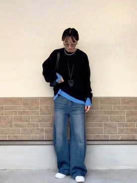 「pocket（ポケット）のアイテム」を使った、SIZUさん（レディース・156cm）の冬コーディネート