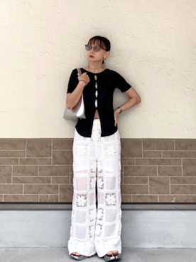 「PAES（ペイズ）のアイテム」を使った、SIZUさん（レディース・156cm）の夏コーディネート