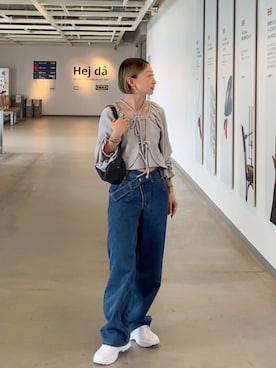 「アイテム（ビューティーグッズ）」を使った、SIZUさん（レディース・156cm）の夏コーディネート