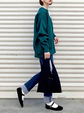 「PAGEBOY（ページボーイ）のアイテム」を使った、SIZUさん（レディース・156cm）の秋コーディネート