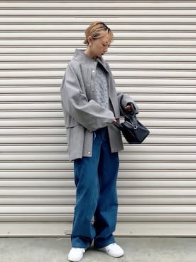 「NOISE MAKER（ノイズメーカー）のアイテム」を使った、SIZUさん（レディース・156cm）の秋コーディネート