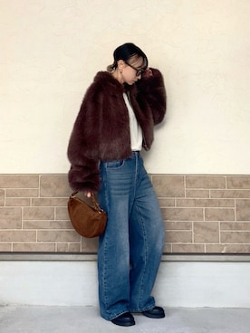 SIZUさん(レディース・156cm)の冬コーディネート