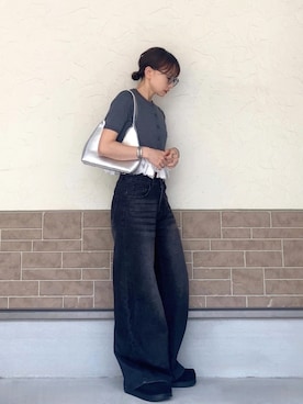 「アイテム（ファンデーション）」を使った、SIZUさん（レディース・156cm）の春コーディネート