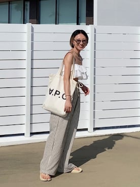 「アイテム（水着/着物・浴衣）」を使った、SIZUさん（レディース・156cm）の夏コーディネート