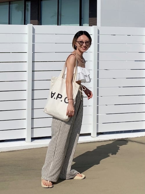 TOTE LAURE BLACK LOGO（トートバッグ）｜A.P.C.（アーペーセー
