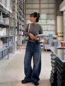 「アイテム（ボディ・ヘアケア）」を使った、SIZUさん（レディース・156cm）の冬コーディネート