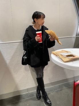 「Ada.（エイダ）のアイテム」を使った、SIZUさん（レディース・156cm）の冬コーディネート