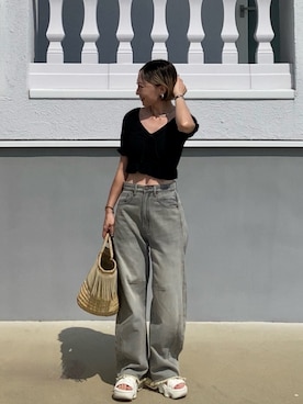 「アイテム（水着/着物・浴衣）」を使った、SIZUさん（レディース・156cm）の夏コーディネート