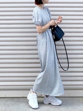 「AS KNOW AS plus（アズノゥアズプラス）のアイテム（アクセサリー）」を使った、SIZUさん（レディース・156cm）の夏コーディネート