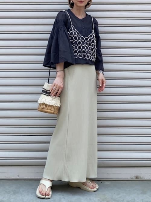 売れ切れました。ロングスカート♡ セール】【S-XLサイズ展開】すっきり見え！セルフカットストレート