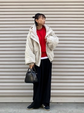 「Ungrid（アングリッド）のアイテム」を使った、SIZUさん（レディース・156cm）の秋コーディネート