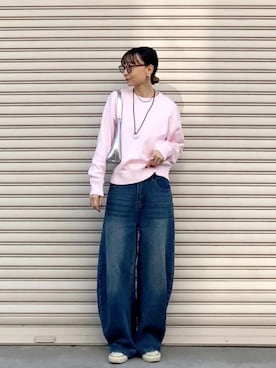 「アイテム（コンシーラー）」を使った、SIZUさん（レディース・156cm）の冬コーディネート