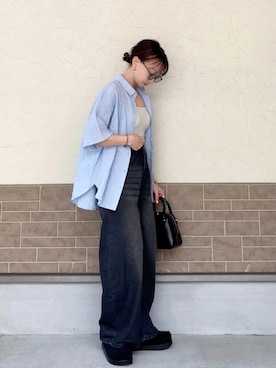 「Ungrid（アングリッド）のアイテム（バッグ）」を使った、SIZUさん（レディース・156cm）の春コーディネート