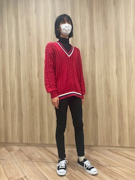 「チャイハネ（チャイハネ）のアイテム（ピアス（両耳用））」を使った、ヨウさん（メンズ・174cm）の秋コーディネート