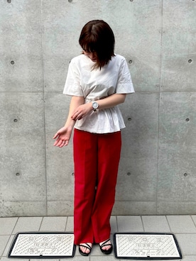 「表参道」｜shocoさん（レディース・159cm）の夏コーディネート