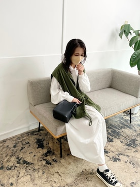 「RETRO GIRL（レトロガール）のアイテム（その他アウター）」を使った、Ayaさん（レディース・152cm）の夏コーディネート