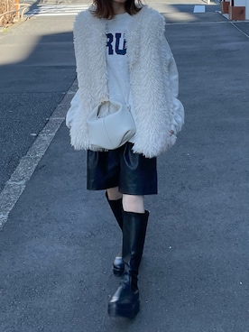 Ayaさん（レディース・152cm）の冬コーディネート