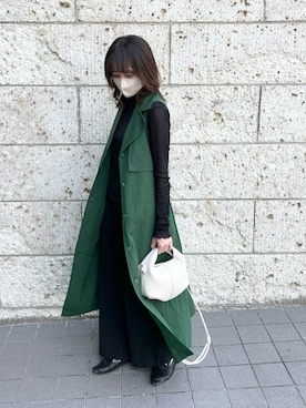 「kivi（キヴィ）のアイテム」を使った、Ayaさん（レディース・152cm）の春コーディネート