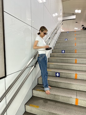 「MAISON SPECIAL（メゾンスペシャル）のアイテム」を使った、Ayaさん（骨格ナチュラル・レディース・152cm）の夏コーディネート