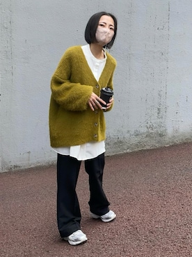 「andme（アンドミー）のアイテム」を使った、Ayaさん（骨格ナチュラル・レディース・152cm）の冬コーディネート
