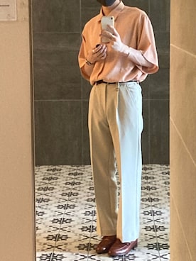 「MASONPRINCE（メイソンプリンス）のアイテム（その他パンツ）」を使った、fgoさん（メンズ・159cm）の秋コーディネート
