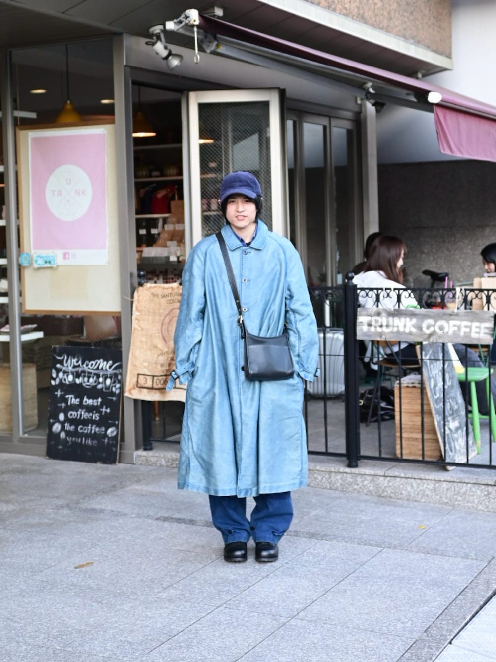 OUTILのステンカラーコートを使った人気ファッションコーディネート - WEAR