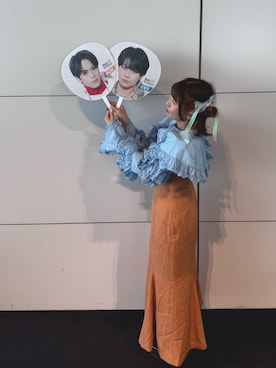 「CALNAMUR（カルナムール）のアイテム（ワンピース/ドレス）」を使った、むぅさん（レディース・150cm）の春コーディネート