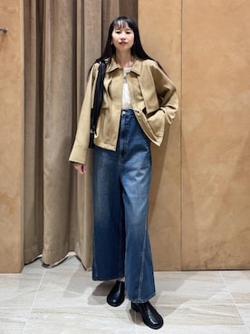 maeさん（レディース・172cm）の春コーディネート