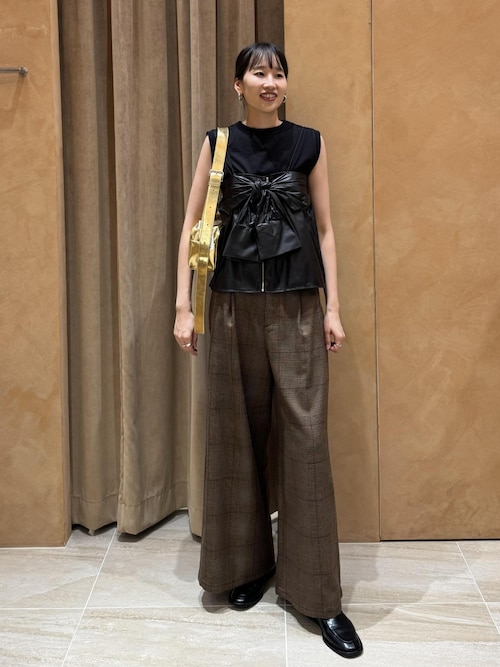 セール】ツイストシームチェックワイドパンツ（その他パンツ）｜ADAM